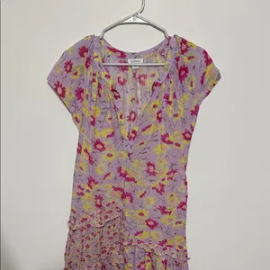 Sundance Pretty Petals Lavender Floral Maxi Dress Kentucky derby dress thumbnail 3
