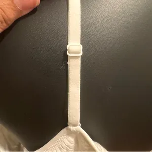 Aerie White Textured Bralette thumbnail 7
