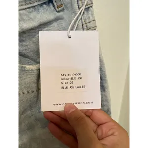 NWT One Teaspoon Sz 26 Blue Ash Eagles Slouchy Low Waist Dropped Crotch Jeans thumbnail 3