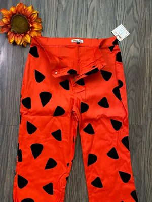 Unique Vintage NWT SMAK PARLOUR The Flintstones Bell Bottoms MEDIUM thumbnail 3