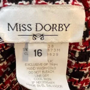 Vintage‎ Miss Dorby Blazer Black Size 16 thumbnail 6