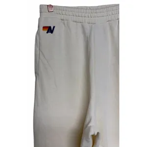 Aviator Nation Wide Leg Pocket Sweatpants Vintage White Women's‎ Size Medium thumbnail 5