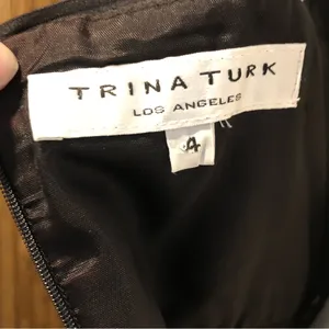 Trina Turk Cocktail Dress Little Black Dress Size 4 thumbnail 4