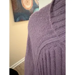 Altar'd State Purple Ribbed Turtleneck Sweater Soft Knit Lavender Women Medium thumbnail 2