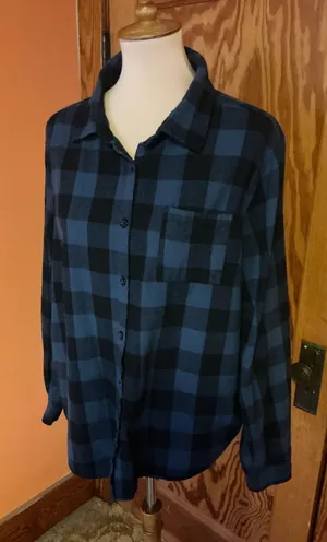 Grateful Dead Bertha Roses Skull Plaid Flannel Shirt Jacket Large thumbnail 1