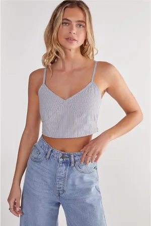 Nasty Gal Oversized Shirt + Bralette Set thumbnail 3