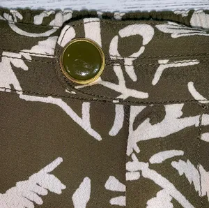 Anthropologie Ett :twa Woman’s Shorts Clearwater Green Print Size XS thumbnail 6