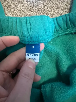 Old Navy Teal Green Women's Jogger Sweatpants thumbnail 3