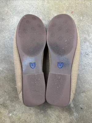 Rothy’s Boat Shoe in taupe and off white Size: 8 thumbnail 9