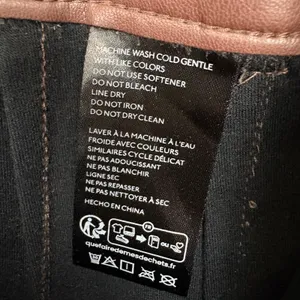 Anthropologie Maeve Colette Faux Leather Cropped Wide Leg Pants Brown Size 28 thumbnail 9