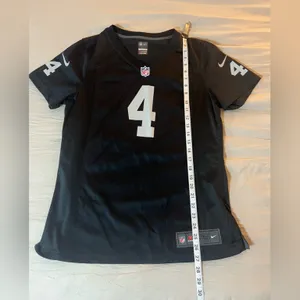 National Football League Nike Las Vegas Raiders Derek Carr Women's Game Jersey Black‎ Size Large thumbnail 6