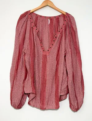 Free People Against All Odds Tunic Blouse thumbnail 1