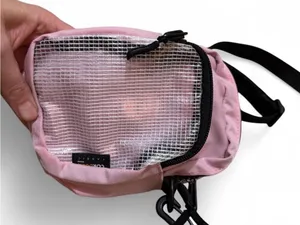NWT American Eagle Pink Cordura Crossbody Pouch Bag thumbnail 2