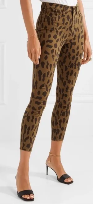 L'agence Margot High Rise Skinny‎ Jeans In SpottedAnimal Size 23 thumbnail 1