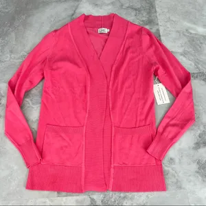 Cielo Pink Open Cardigan‎ Size Small NWT thumbnail 1