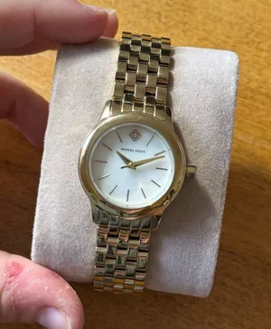 Kendra Scott Alex Gold Tone Stainless Steel 28mm Watch in Ivory Mother of Pearl. thumbnail 1