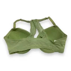 Auden Womens Bra‎ Sz 32C The Ace Sage Green Padded Racerback Demi Lightly Lined thumbnail 2