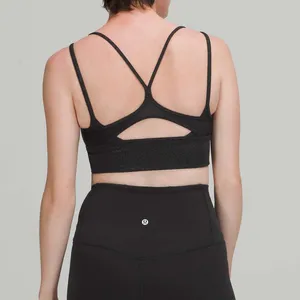 Lululemon Nulu and Mesh Yoga Bra*Light Support Jewel Emboss Black / Black 6 thumbnail 2