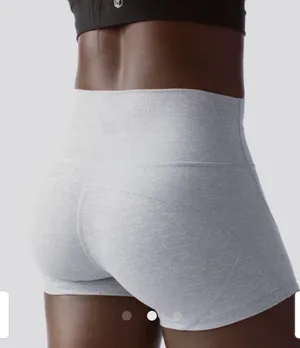 Born Primitive grey & white striped booty shorts thumbnail 2