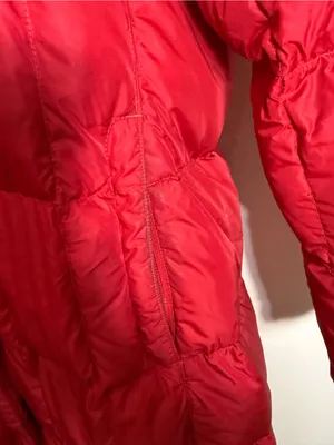 North Face Metropolis Red Parka Coat 550 Down Large thumbnail 7