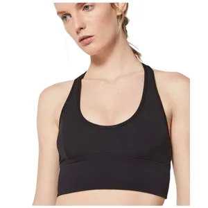 Lululemon Bra Racer Back Embroidered Eyelet Sports Bra Black Size 6 thumbnail 3