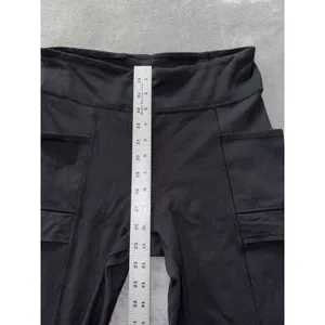 Lululemon Women's Black Cargo Leggings High Rise Zip Pockets Sz 8 thumbnail 8