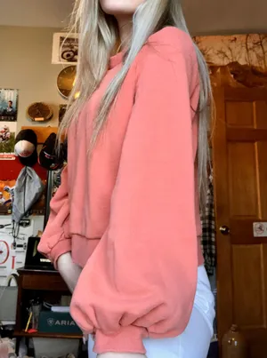 Pink Crew Neck Sweater  thumbnail 2