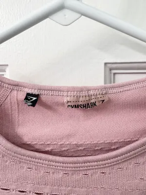 Gymshark Glow Pink Seamless Crop Top S thumbnail 2