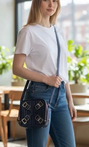 Schuler & Sons Anthropologie Leather Crossbody Bag thumbnail 1