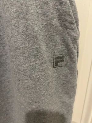 Fila Women’s Light Gray Cotton Blend Jogger Sweatpants thumbnail 4