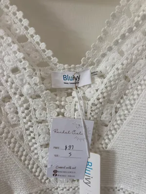 White Boho Lace Top thumbnail 4