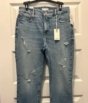 Good American Good Classic Indigo Jeans thumbnail 4