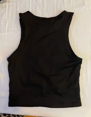 H&M Gold Crop Top thumbnail 2