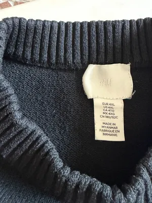 Black & White Striped Crewneck Sweater thumbnail 3