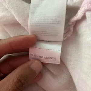 AllSaints Pink White Tie‎ Dye Stripe Oversized Beachwear Dress Medium AS252925R thumbnail 7