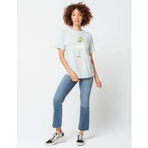 O'Neill Womens Tee Shirt TShirt T Size Small Green Desert Palm‎ Tree NEW thumbnail 2