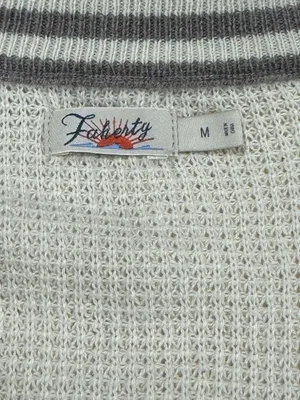 Faherty Throwback V-Neck Knit Sweater Women’s Medium thumbnail 3