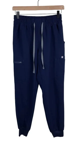 Figs Uman Jogger Scrub Pants Women's Size XS Navy Blue Nursing Scrubs 1001101 thumbnail 1