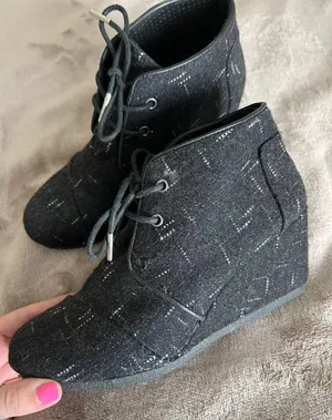 Toms Desert Wedge Bootie thumbnail 1