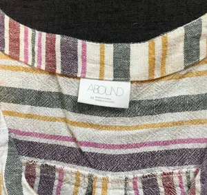 Abound Striped Button Blouse thumbnail 3