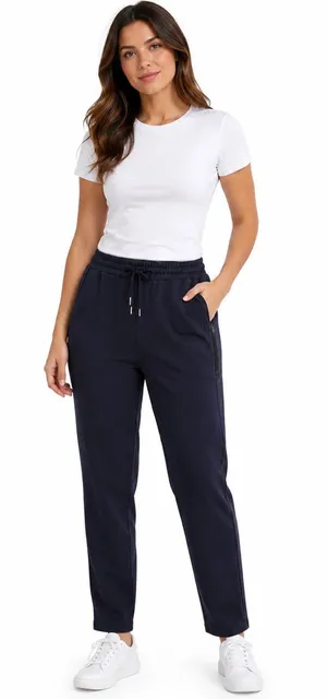 Quince Supersoft Fleece Sweatpants Navy Size L Tencel Modal Jogger Lounge thumbnail 1