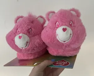 Care Bear Slippers Pink Cheer Bear Slippers Womens Size 5-6 XS-S NWT‎ 2024 thumbnail 1