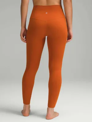 #23 Lululemon Align High-Rise Pant 25” Canyon Orange Size 4 thumbnail 2