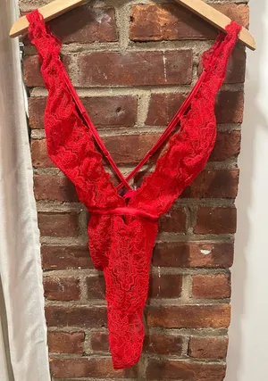 NWOT Victorias Secret Lace Teddy thumbnail 1