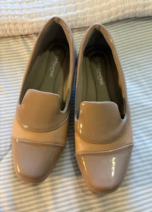 Ortho+rest Taupe Loafers Slip-On Flats Size 6 thumbnail 1