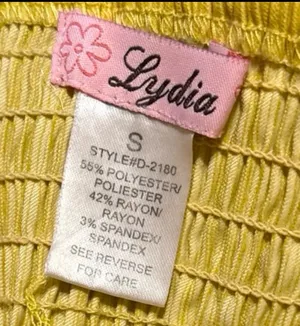 Sleeveless button up top Yellow thumbnail 3