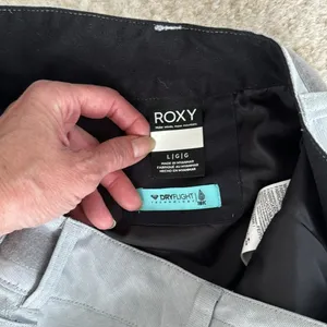 Roxy ski/snow pants size large gray thumbnail 3