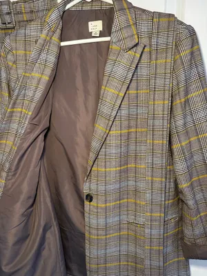 A New Day Plaid Pantsuit Set thumbnail 3
