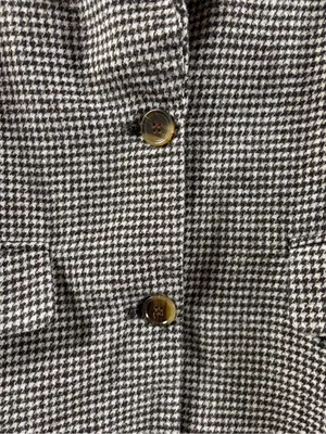 Astr Houndstooth Oversized Wool Blazer, Small thumbnail 4