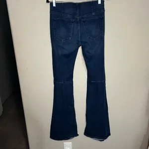 Free‎ People Penny Pull-On Flare Bell Bottom Hippie Festival Denim Jeans thumbnail 9